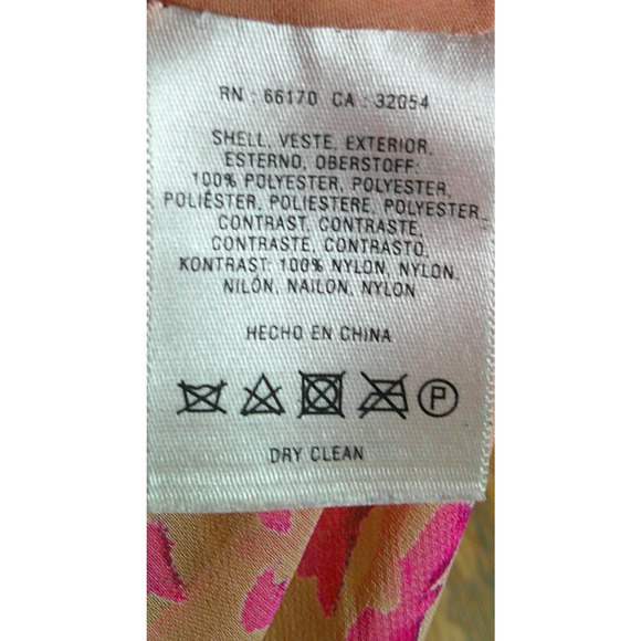 Maeve Anthropologie Women's XS Blouse Blush Pink Sheer, Lace Navy Round Neck - Picture 5 of 6